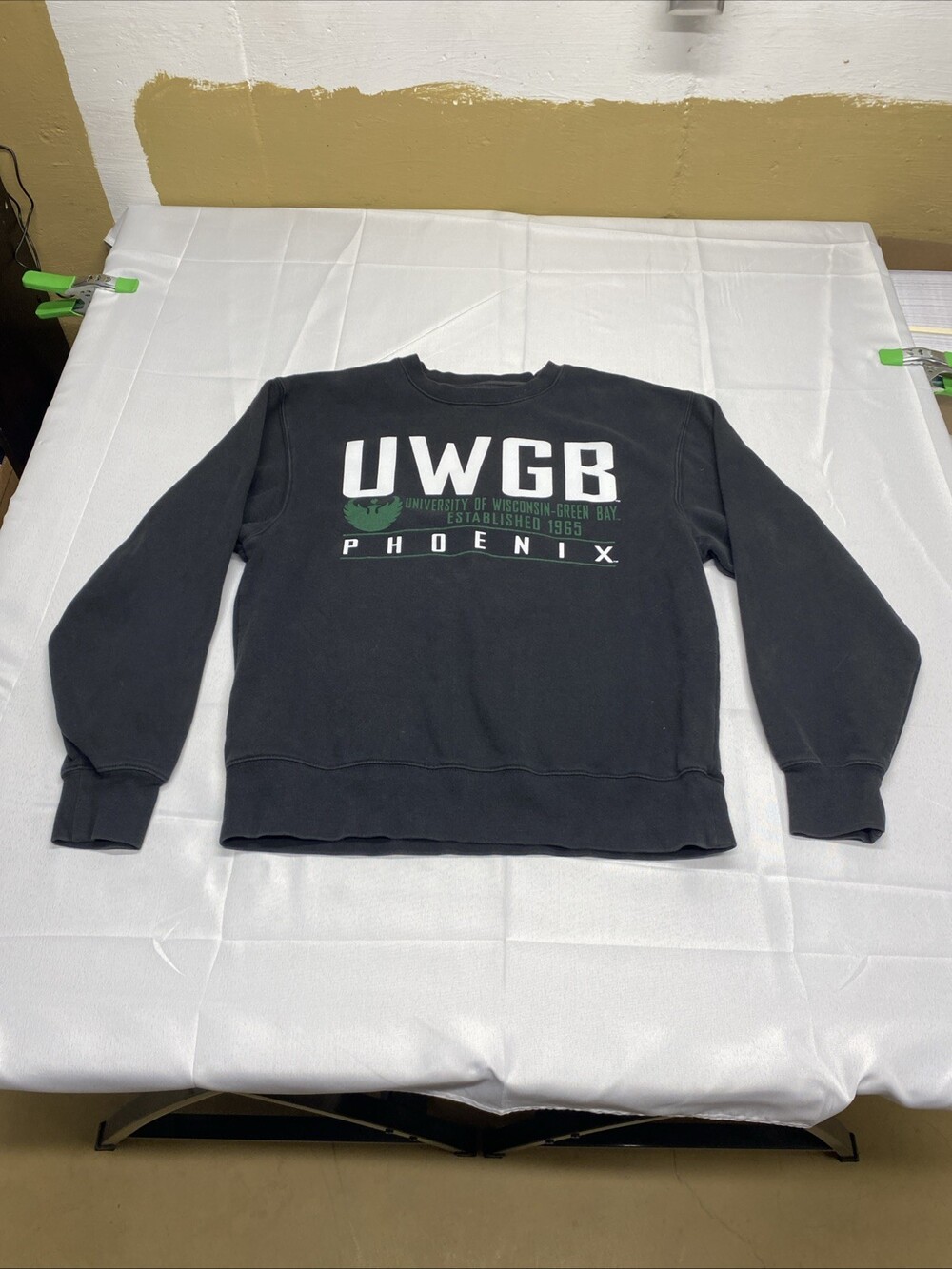 JanSport University of Wisconsin Green Bay UWGB Phoenix Crewneck Sweatshirt!SZ M